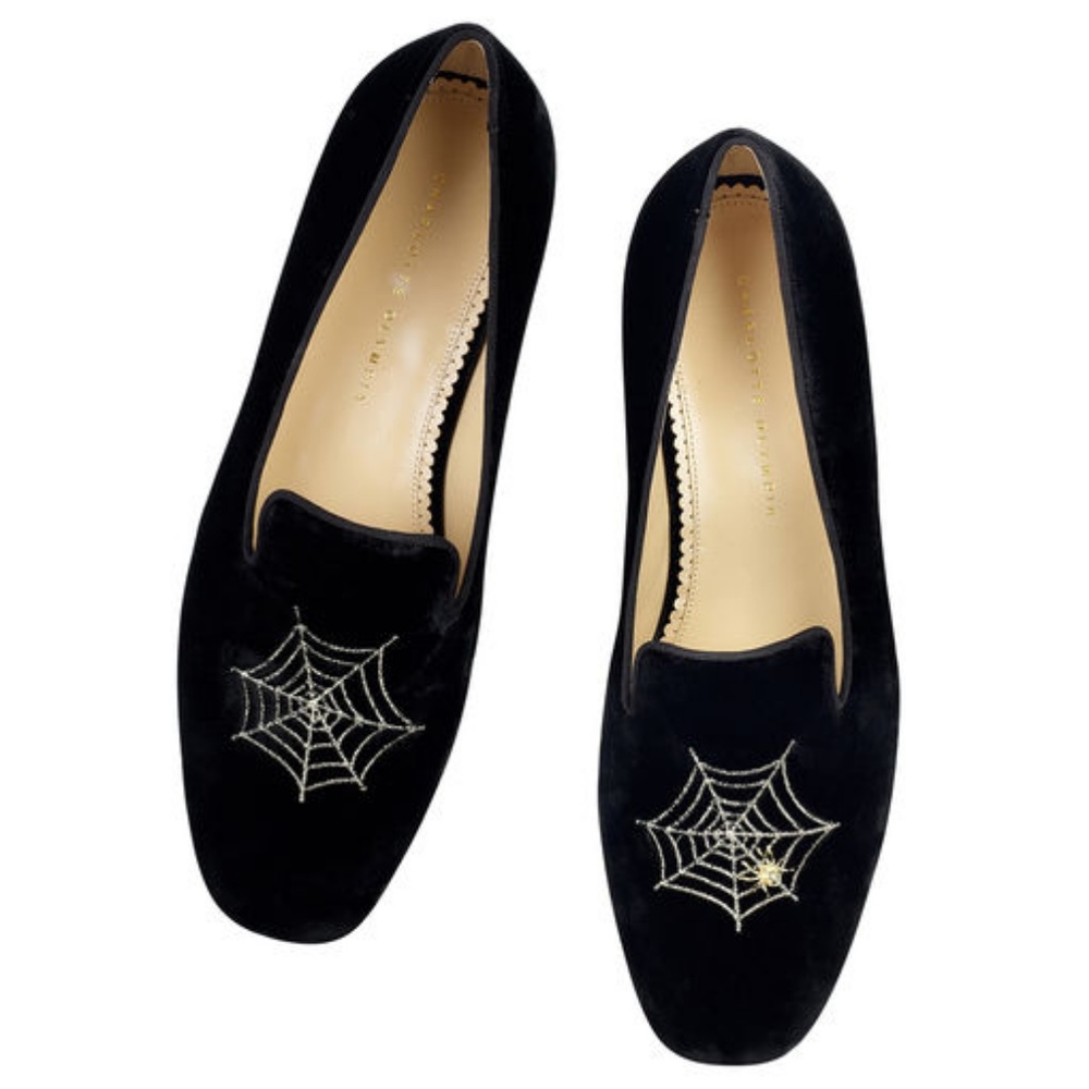 Mens Charlotte Olympia Web Loafer Slip Ons - Picture 1 of 5